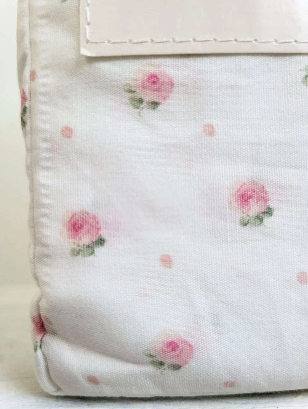 Laura Ashley QUEEN Ruffled Sheet Set Pink  Floral Percale Cotton Cottagecore